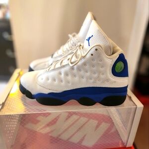 Jordan 13 retro hyper royal (size 7y or woman's 9)
